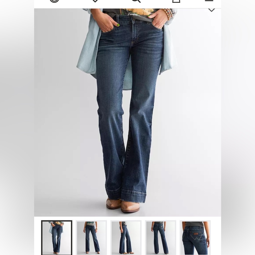 Wrangler Women's Indigo Flare Jeans